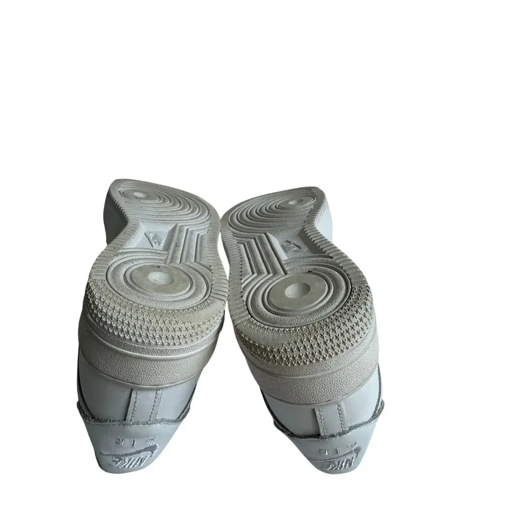 Nike Size 6Y Air Force 1 Low Top Sneakers Womens 7.5 Mens 6 Triple White - Picture 7 of 13